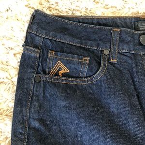 Rihanna River Island dark wash jeans